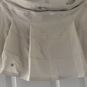 Lululemon White Athletic White Skort